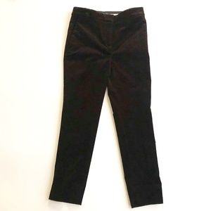 NWT Ann Taylor Ankle Pant Black Velvet 00P